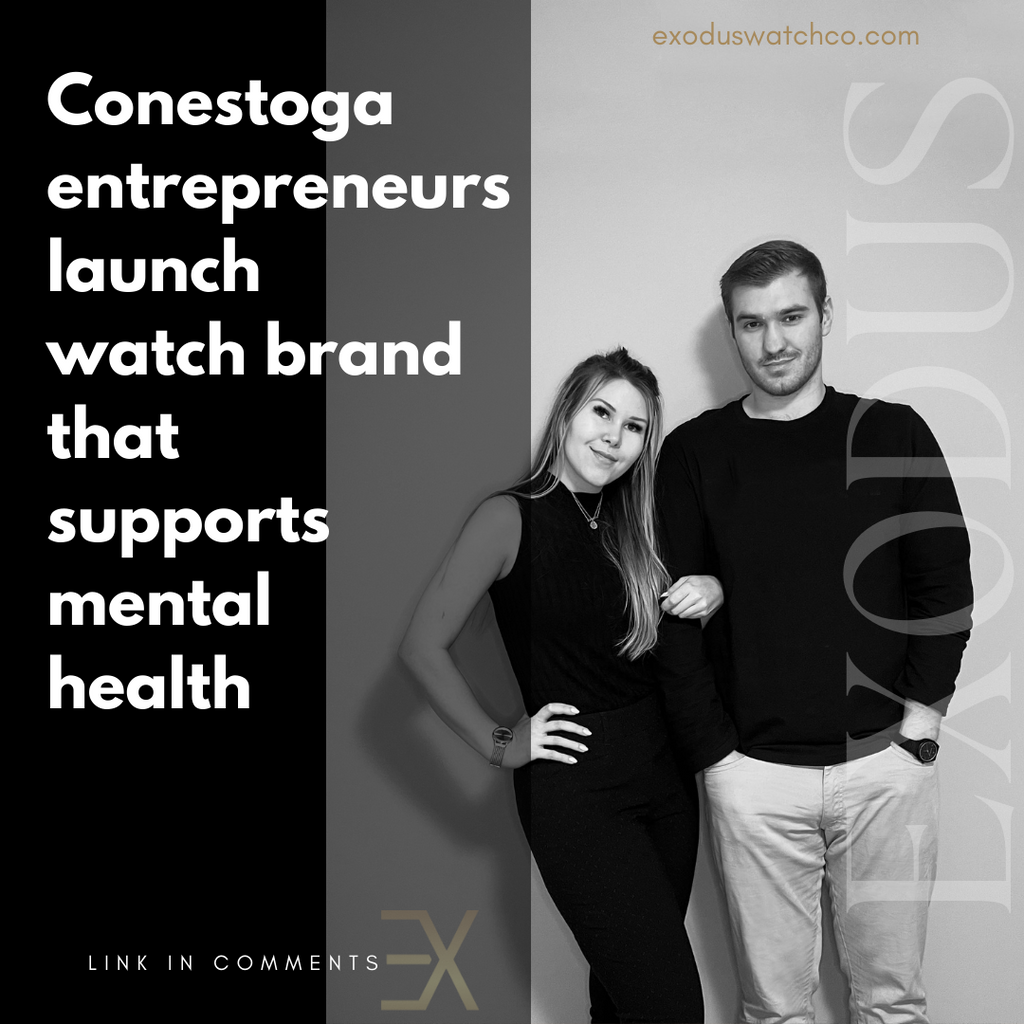 Conestoga College Entrepreneurs Launch Watch Brand That Supports Mental Health